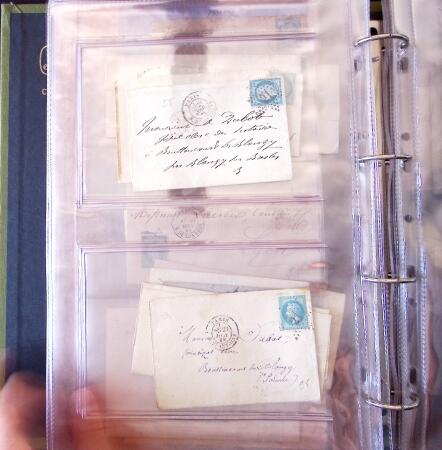 1852-1875 +630 lettres avec étoiles de PARIS en 6