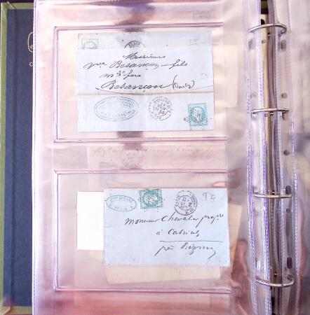 1852-1875 +630 lettres avec étoiles de PARIS en 6