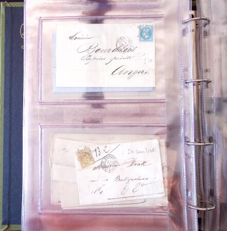 1852-1875 +630 lettres avec étoiles de PARIS en 6