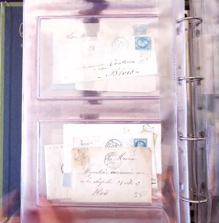1852-1875 +630 lettres avec étoiles de PARIS en 6