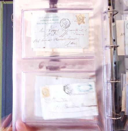 1852-1875 +630 lettres avec étoiles de PARIS en 6