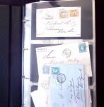 1852-1875 +630 lettres avec étoiles de PARIS en 6