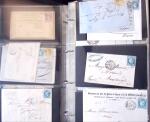 1852-1875 +630 lettres avec étoiles de PARIS en 6