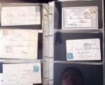 1852-1875 +630 lettres avec étoiles de PARIS en 6