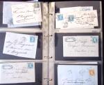 1852-1875 +630 lettres avec étoiles de PARIS en 6