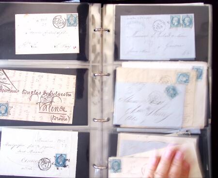 1852-1875 +630 lettres avec étoiles de PARIS en 6