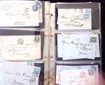 1852-1875 +630 lettres avec étoiles de PARIS en 6