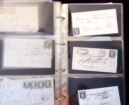 1852-1875 +630 lettres avec étoiles de PARIS en 6