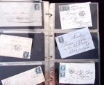 1852-1875 +630 lettres avec étoiles de PARIS en 6