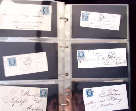 1852-1875 +630 lettres avec étoiles de PARIS en 6