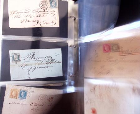 1852-1875 +630 lettres avec étoiles de PARIS en 6