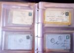 1852-1875 +630 lettres avec étoiles de PARIS en 6