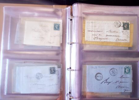 1852-1875 +630 lettres avec étoiles de PARIS en 6