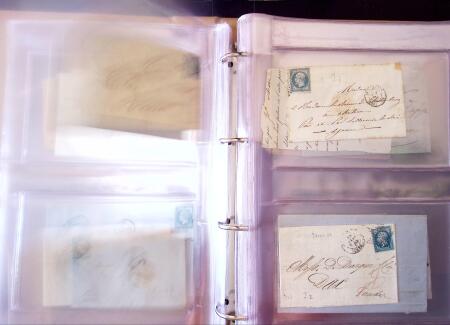 1852-1875 +630 lettres avec étoiles de PARIS en 6