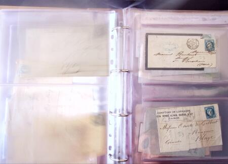 1852-1875 +630 lettres avec étoiles de PARIS en 6