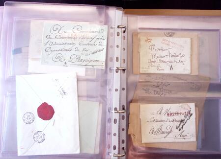1852-1875 +630 lettres avec étoiles de PARIS en 6