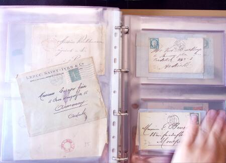 1852-1875 +630 lettres avec étoiles de PARIS en 6