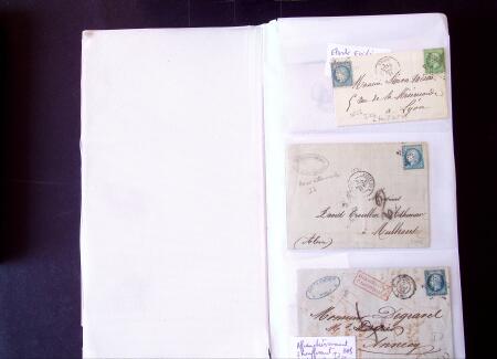 1852-1875 +630 lettres avec étoiles de PARIS en 6