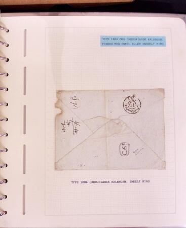 1769-1852 +230 lettres avec cachets de PARIS sur lettres