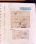 1769-1852 +230 lettres avec cachets de PARIS sur lettres