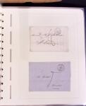 1769-1852 +230 lettres avec cachets de PARIS sur lettres