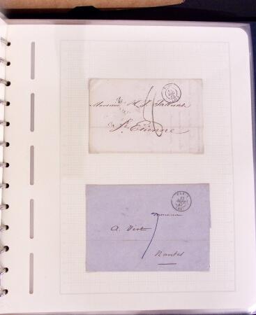 1769-1852 +230 lettres avec cachets de PARIS sur lettres