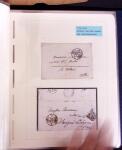 1769-1852 +230 lettres avec cachets de PARIS sur lettres