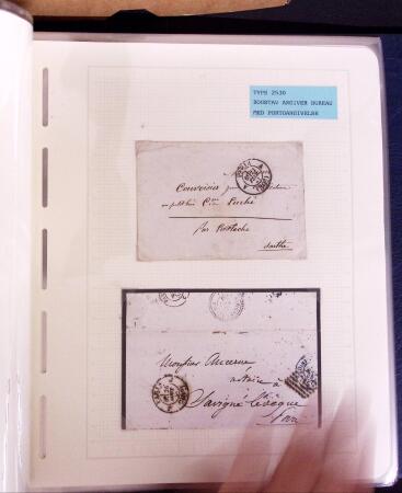 1769-1852 +230 lettres avec cachets de PARIS sur lettres