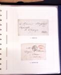 1769-1852 +230 lettres avec cachets de PARIS sur lettres