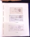 1769-1852 +230 lettres avec cachets de PARIS sur lettres