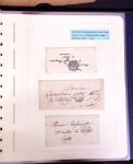 1769-1852 +230 lettres avec cachets de PARIS sur lettres