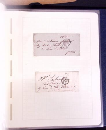 1769-1852 +230 lettres avec cachets de PARIS sur lettres