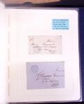 1769-1852 +230 lettres avec cachets de PARIS sur lettres