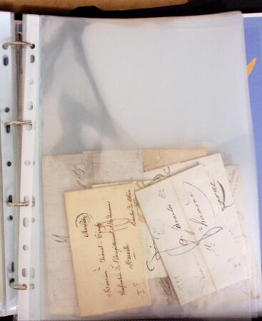 1769-1852 +230 lettres avec cachets de PARIS sur lettres
