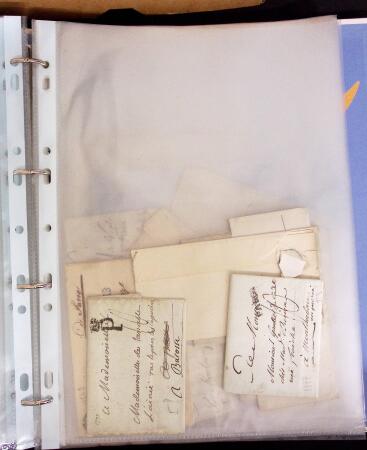 1769-1852 +230 lettres avec cachets de PARIS sur lettres