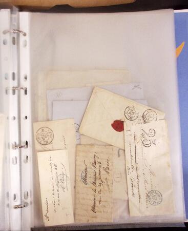 1769-1852 +230 lettres avec cachets de PARIS sur lettres