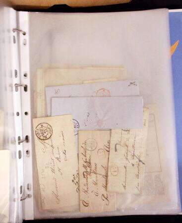 1769-1852 +230 lettres avec cachets de PARIS sur lettres