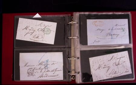 1769-1852 +230 lettres avec cachets de PARIS sur lettres