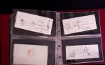 1769-1852 +230 lettres avec cachets de PARIS sur lettres