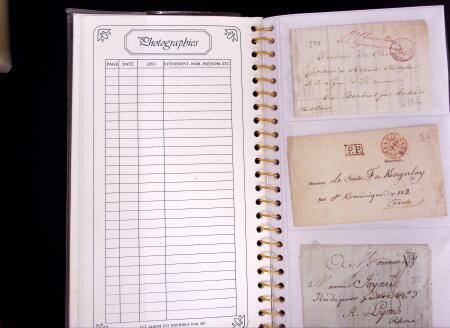 1769-1852 +230 lettres avec cachets de PARIS sur lettres