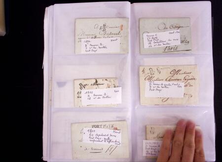 1769-1852 +230 lettres avec cachets de PARIS sur lettres
