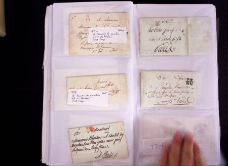 1769-1852 +230 lettres avec cachets de PARIS sur lettres