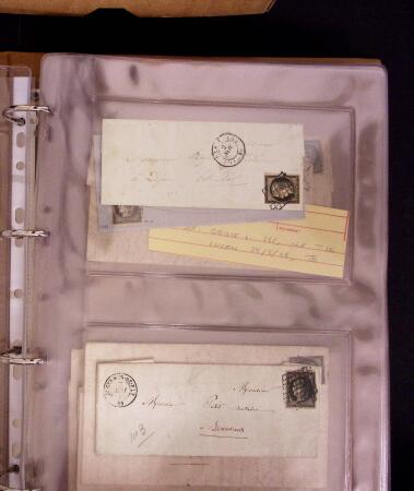 1849-1899 +210 lettres (qq devants) en 3 classeurs