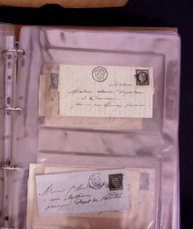 1849-1899 +210 lettres (qq devants) en 3 classeurs