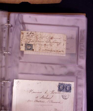1849-1899 +210 lettres (qq devants) en 3 classeurs