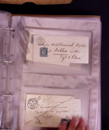 1849-1899 +210 lettres (qq devants) en 3 classeurs