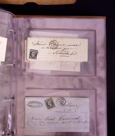 1849-1899 +210 lettres (qq devants) en 3 classeurs