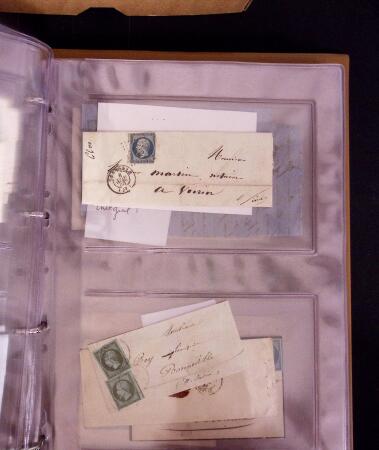 1849-1899 +210 lettres (qq devants) en 3 classeurs