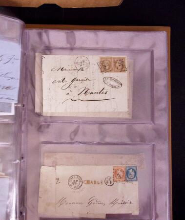 1849-1899 +210 lettres (qq devants) en 3 classeurs