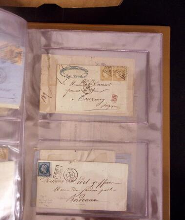 1849-1899 +210 lettres (qq devants) en 3 classeurs